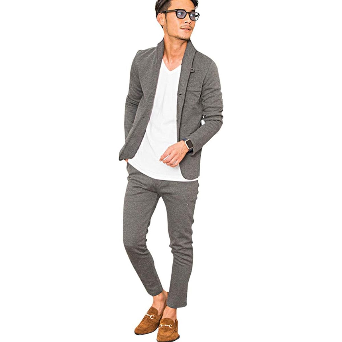 [Bitch] Men's Unisex Top and Bottom Setup Jacket Long Pants Italian Color Calze VIJP17-06