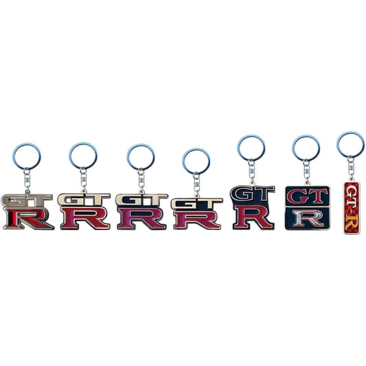 Jurokuhoui NISSAN GT-R Emblem Metal Keychain Collection 8 pieces BOX