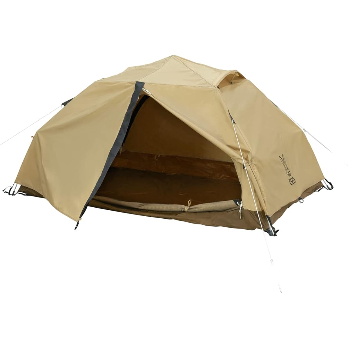 DOD My Tent S 2-person Comfortable Easy One-Touch Polycotton Inner UV Protection T2-981-TN Beige Size: (approx.) W240 x D220 x H120cm