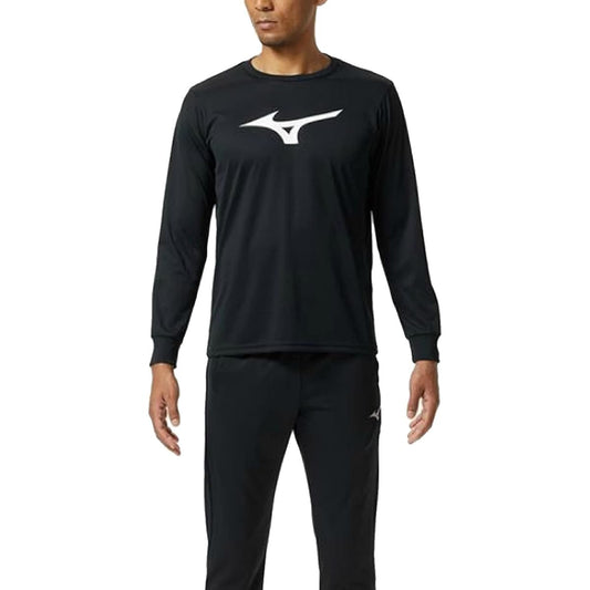 [Mizuno] Training Wear T-Shirt (Long Sleeve) Long Sleeve Standard Sweat Absorbent Quick Drying 32MA9145