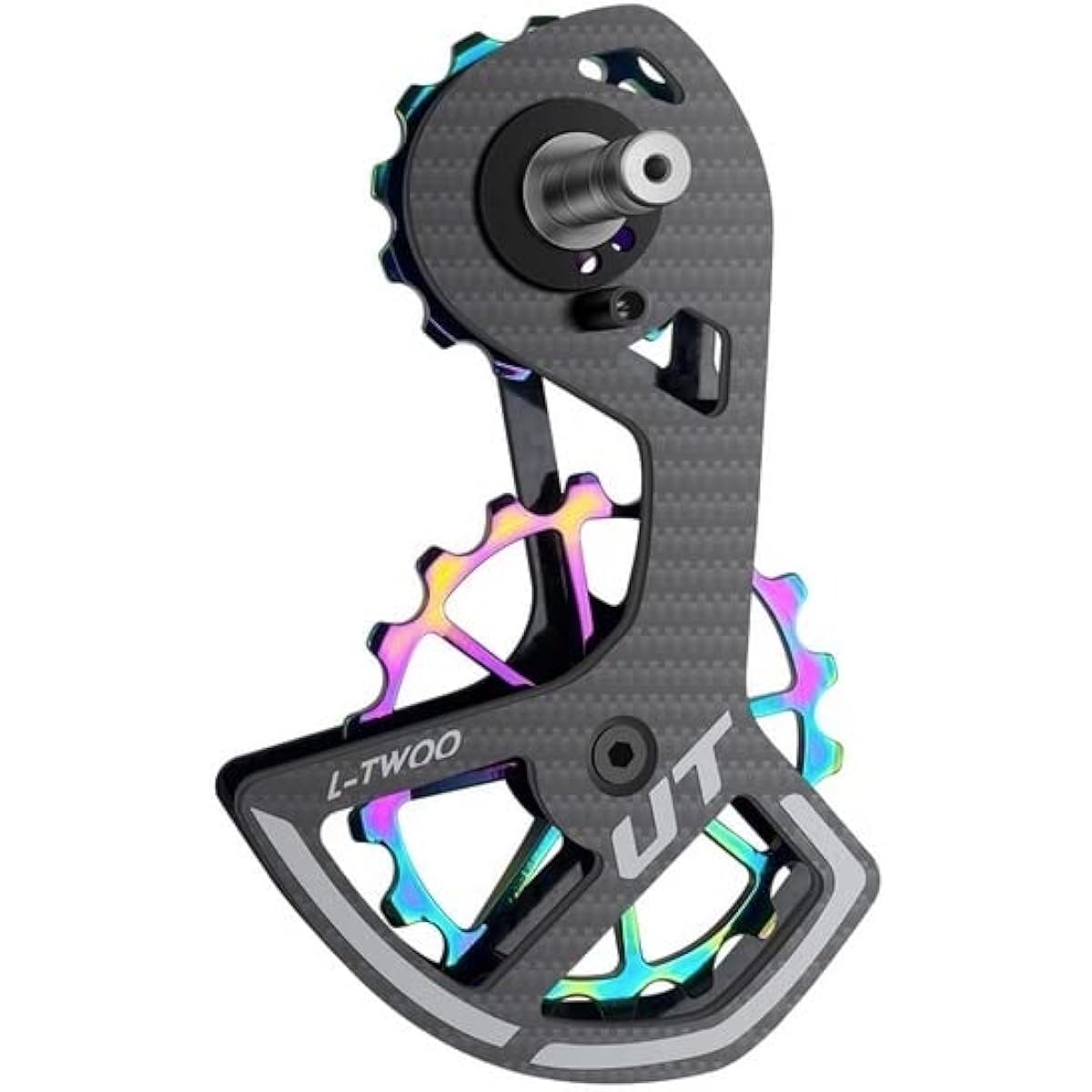 Carbon Big Pulley for Dura-ace / Ultegra with Ceramic Bearing R9100 R9200 / R8000 R8100 Pulley Set Gear Set with Carbon Fiber Bearing Rear Wheel Guide Wheel
