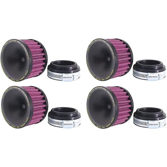 KOSO Power Filter (Round) φ55 x 4 Piece Set Zephyr 1100 GPZ900R ZRX1200R ZRX1100 Z1000J XJR1300 Z-1R Round Power Filter KOSO-round55-4
