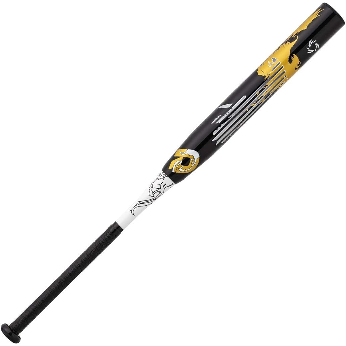 DeMARINI Softball Bat (Rubber No. 3) PHENIX Half and Half General Users for Junior High School Girls, High School Girls and Boys/Semi-Top Balance Top Balance/Size Variations Available/Color Variations Available