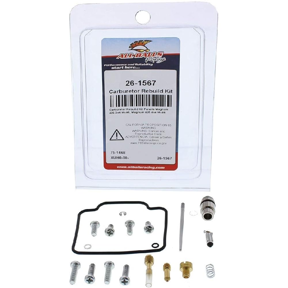 ALL BALLS Carburetor Reviving Kit 26-1567 Polaris 2x4 Magnum 425 4X4 95-96