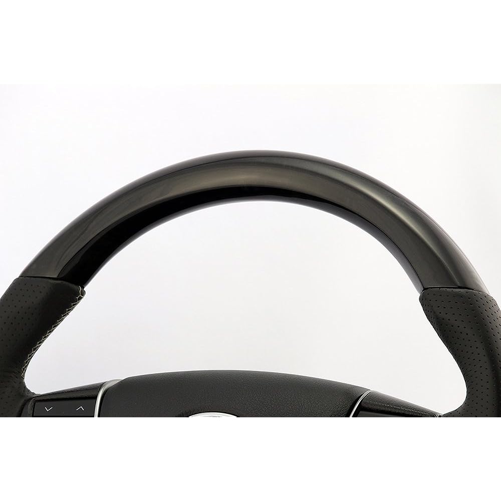 KENSTYLE original steering wheel TB01 Alphard (30 series) black wood grain/leather combination