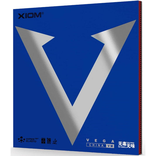 XIOM Table Tennis Rubber Back Soft Vega China 10571