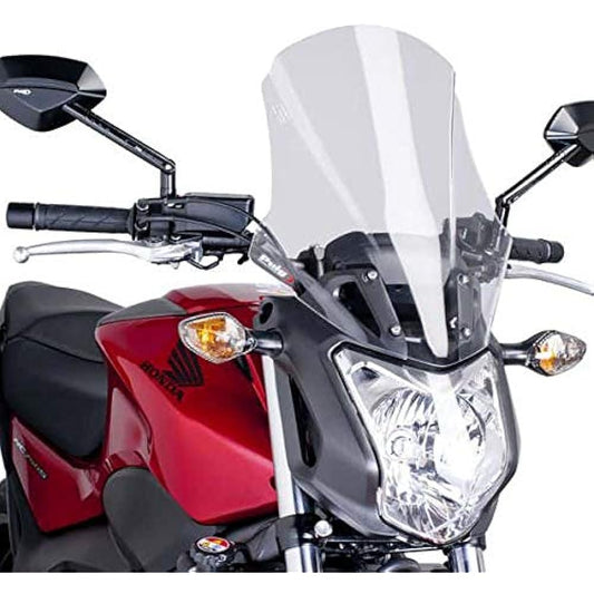 Puig 6361W SCREEN TOURING [CLEAR] HONDA NC750S / NC700S (12-14) Puig Screen Cowl Motorcycle Bike Parts