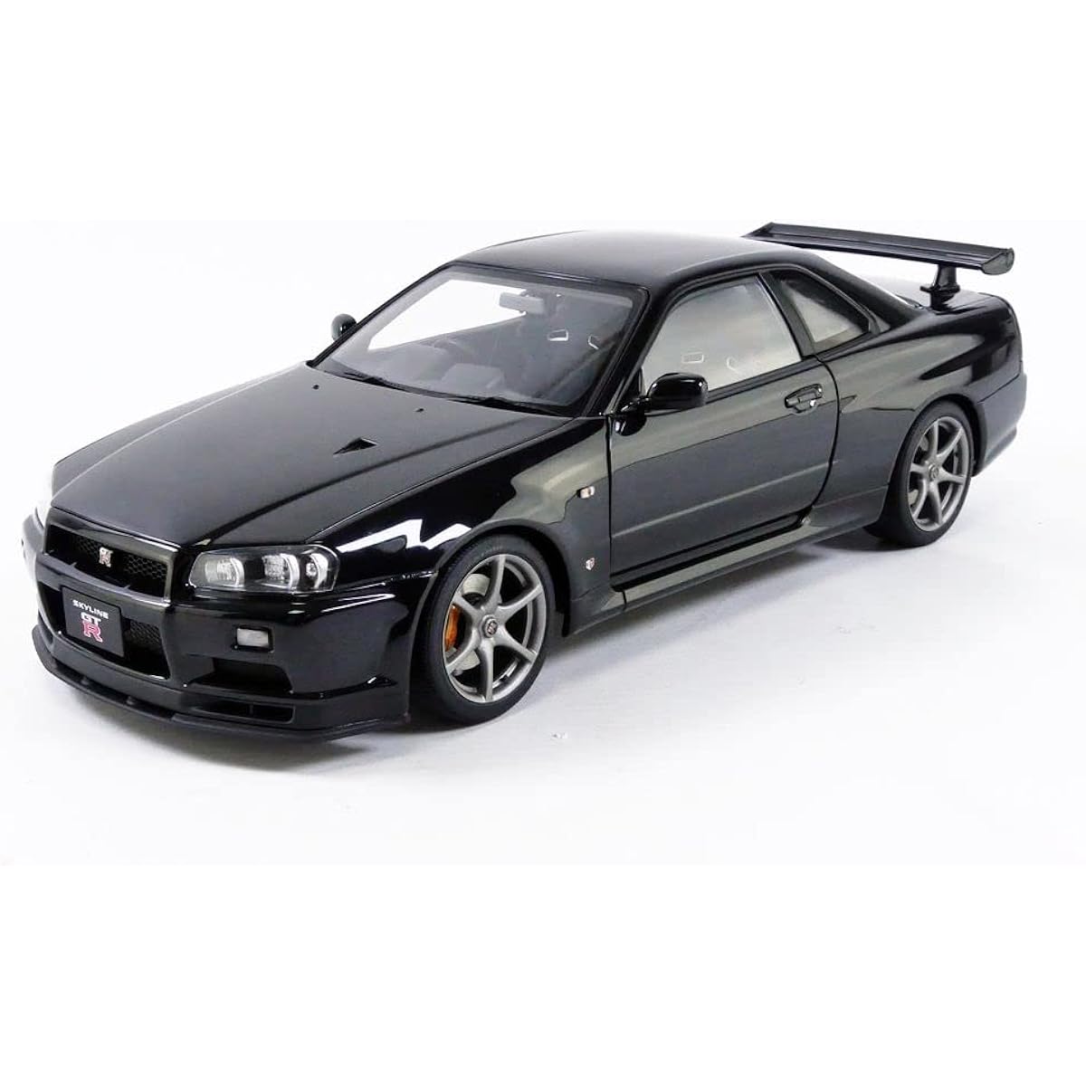 AUTOart 1/18 Nissan Skyline GT-R (R34) V Spec II Black Pearl Finished Product 77407