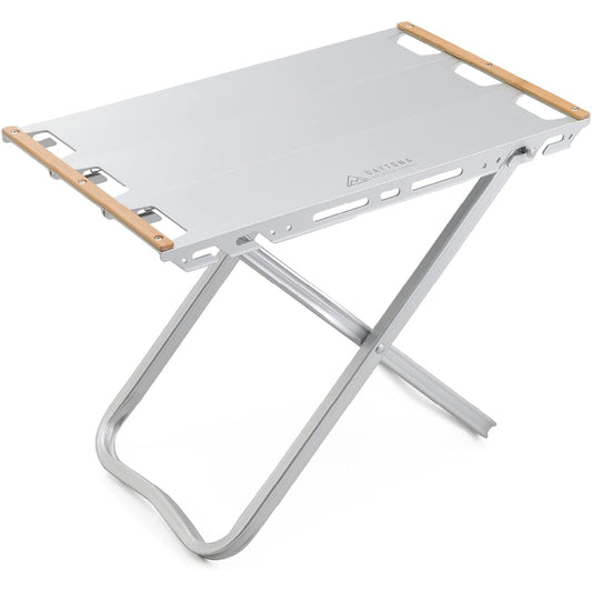 Daytona Motorcycle Camping Table Connectable Solo or Group Flat Aluminum Table 520 Silver 29774 Free Size