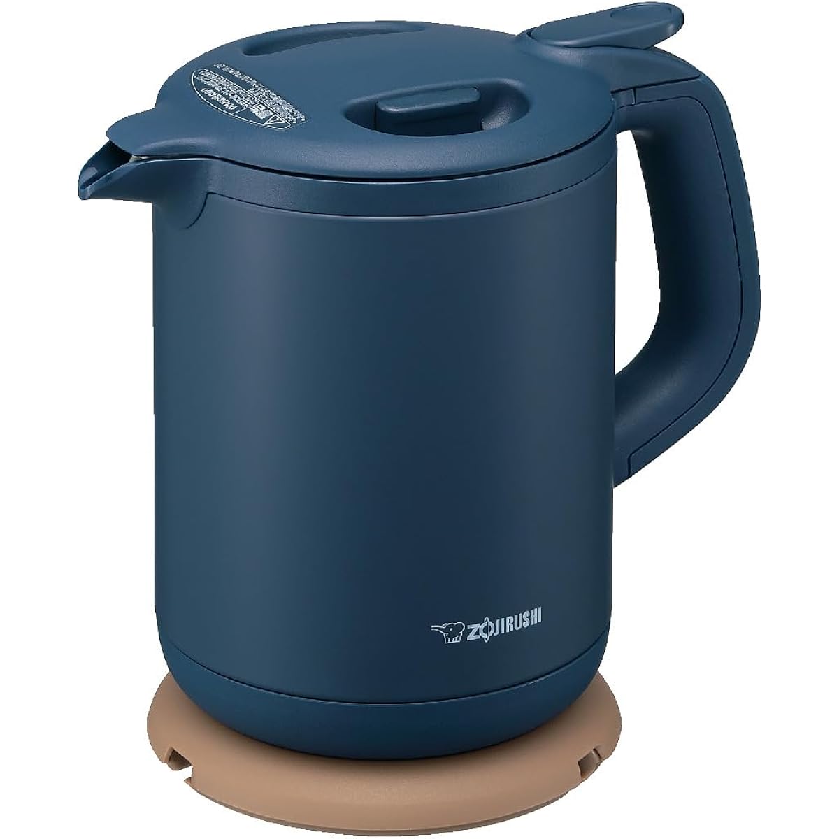 Zojirushi Electric Kettle 0.8L Keeps warm at 90℃ for 1 hour after boiling Navy CK-AJ08-AD