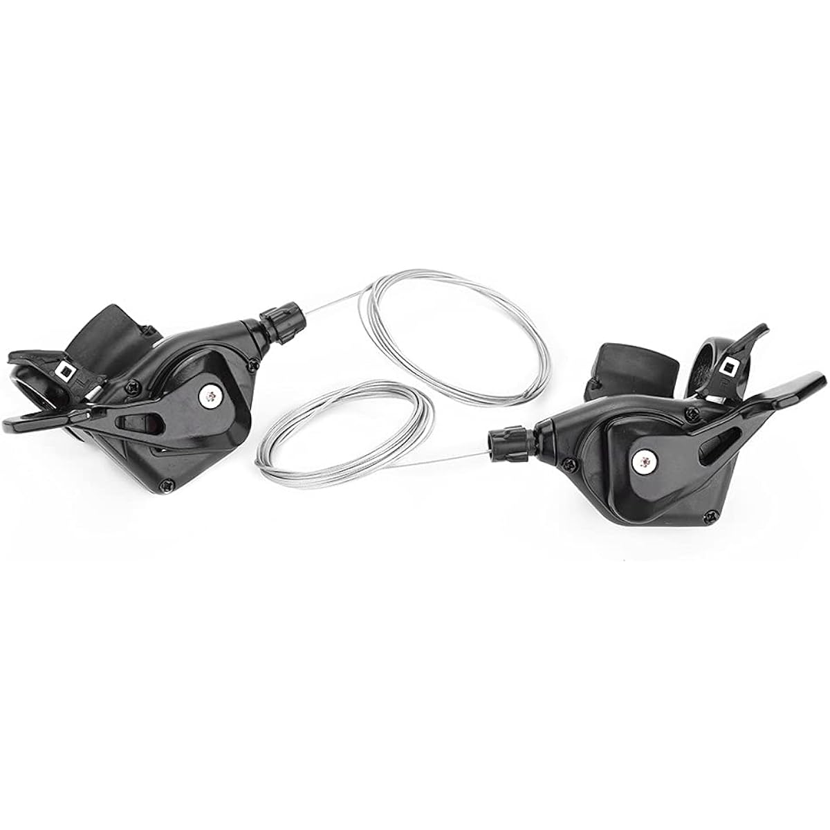 Shimano 8 Speed Shifter 7 Speed Shifter Black Metal 1 Pair Triple Speed Bicycle Gear Shift Derailleur Left Right Shifter (3X8 Speed)