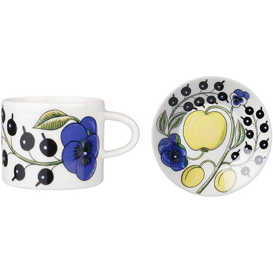 [Regular Imported Product] ARABIA Paratiisi Coffee Cup & Saucer 0.18L/14cm