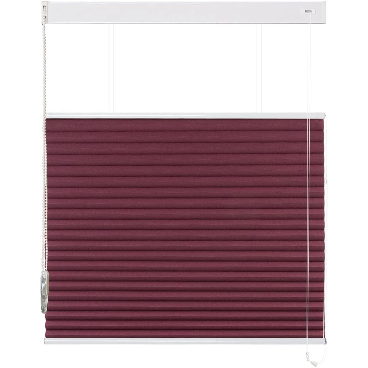 Didoya Honeycomb Screen, Two-Way Type, Custom Roll Screen, Class 1 Shading, Heat Shielding, Dimming, Soundproofing, UV Protection, Water Repellent, Energy Saving, Easy to Install, Width 70cm, Length 180cm, Red