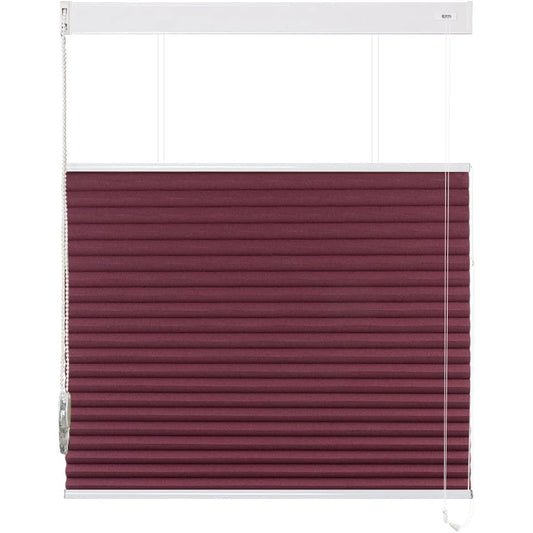 Didoya Honeycomb Screen, Two-Way Type, Custom Roll Screen, Class 1 Shading, Heat Shielding, Dimming, Soundproofing, UV Protection, Water Repellent, Energy Saving, Easy to Install, Width 70cm, Length 180cm, Red