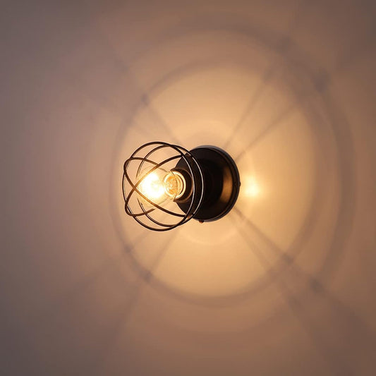 1 Bracket Light Bracket Scandinavian Wall Light Antique Wall Light Lighting Stylish Living Alone Simple Compatible with LED Bulbs E26 Kitchen Living Dining Entrance Elegant Classic Retro Black Indirect Lighting