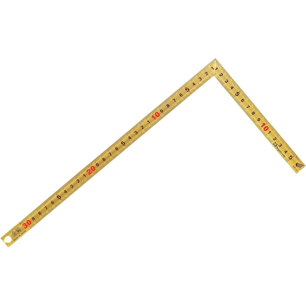 Niigata Seiki (Niigata Seiki) Golden Eagle Golden Curved Ruler 30cm/1 foot GSHD-3010KD