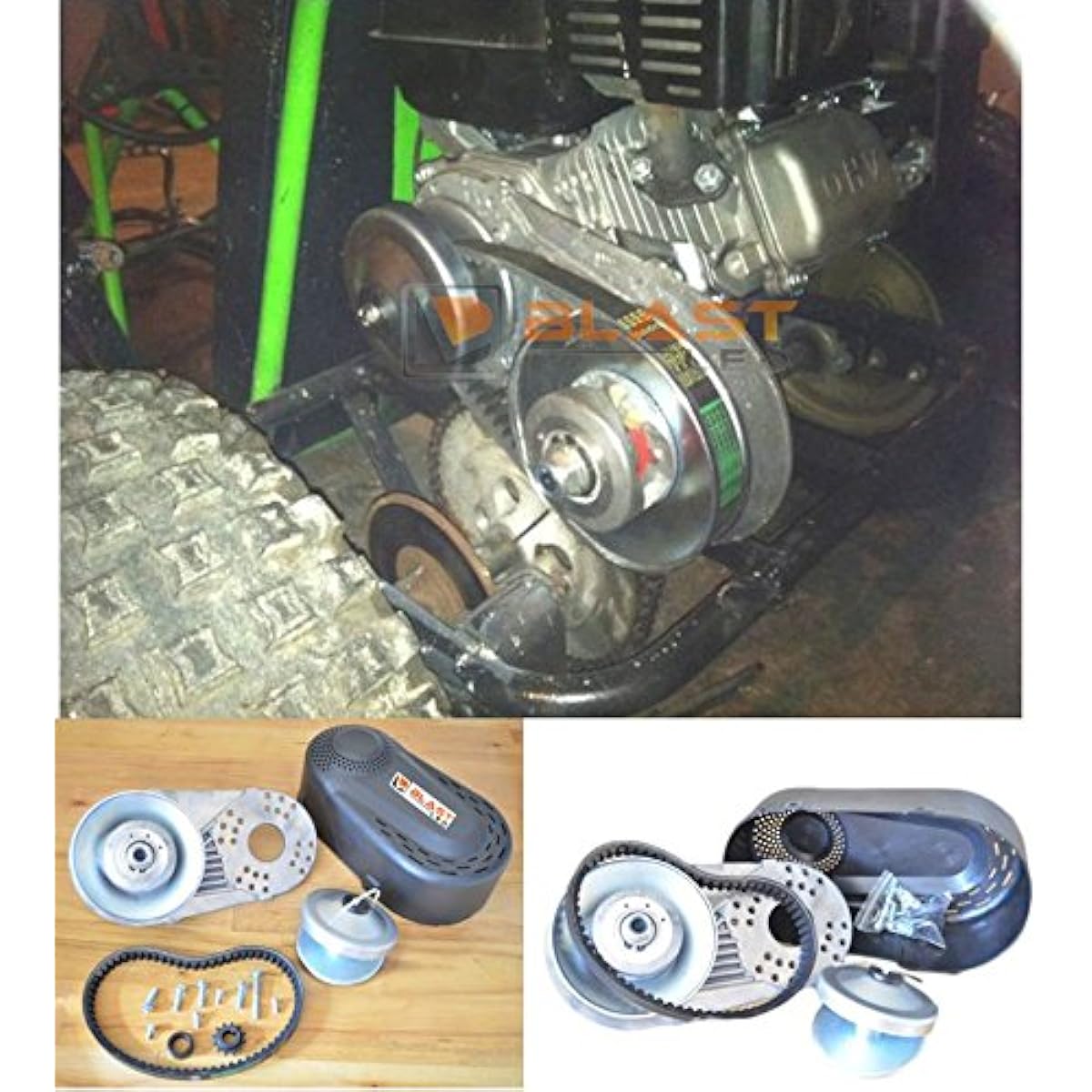 BLAST LED -Predator 212cc Gookartork Converter Clutch 3/4 inch #40 #41 420 & #35 TAV2 30-75 218353A 208352A 10T #40/41 & 12T #35 Replacement for replacement