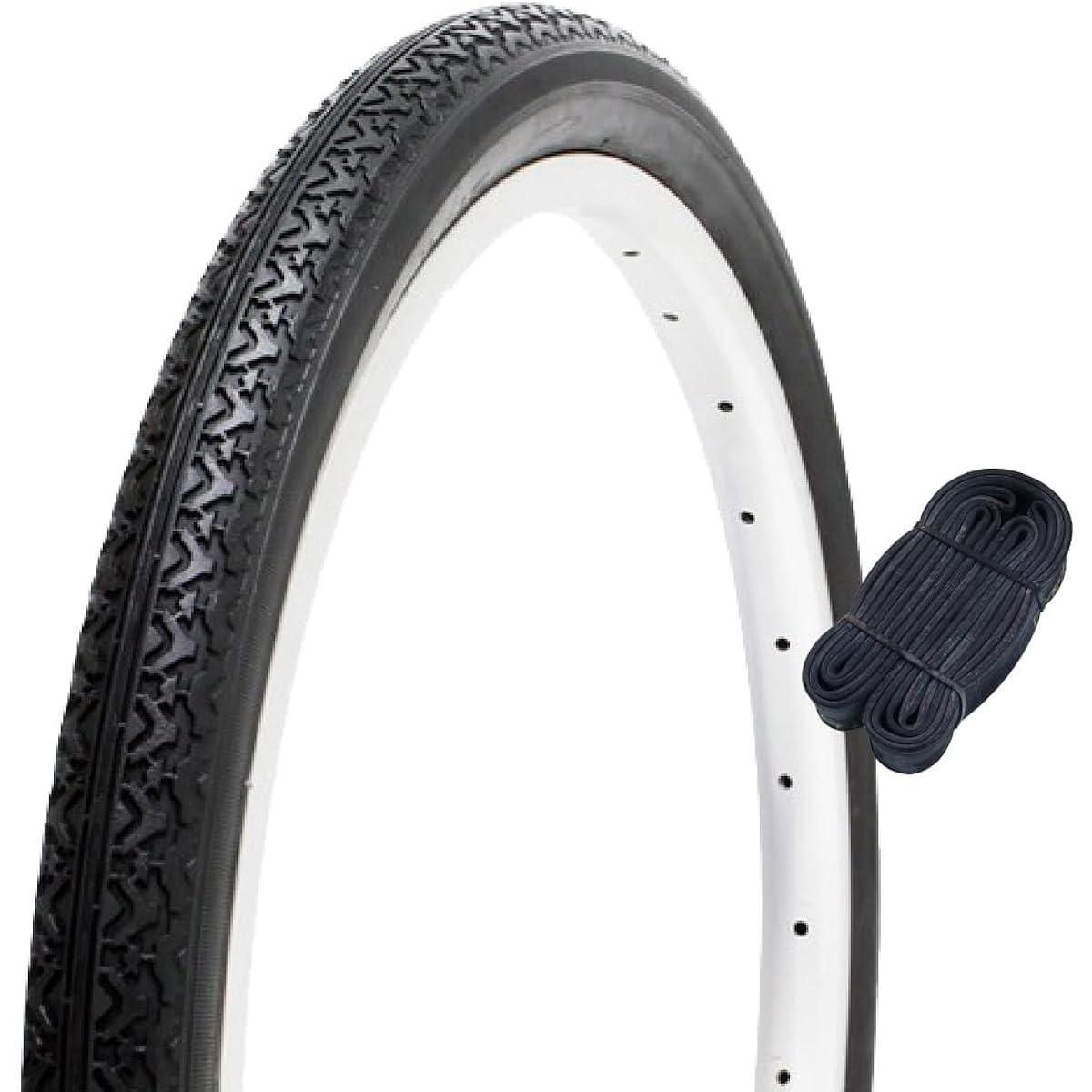 Shinko 16 inch bicycle tire tube set standard tire 16 x 1.75 black H/E SR133 60230