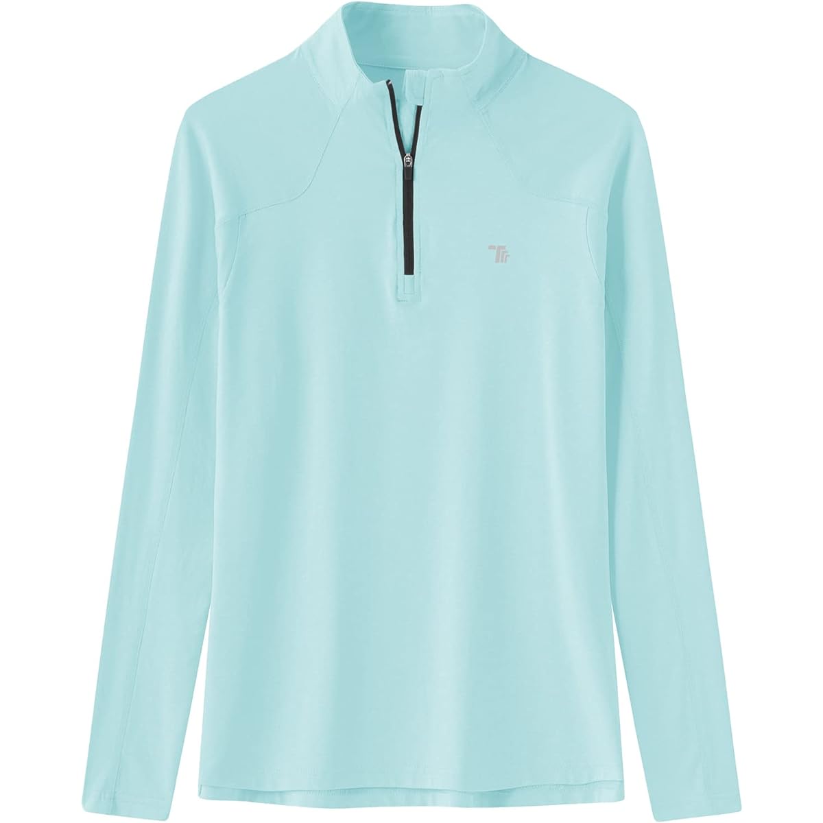 [YSENTO] Long T-Shirt, Women's Sports T-Shirt, Fitness Shirt, Long Sleeve T-Shirt, Half Zip Up, Golf Wear, Running, Trekking, Quick Drying Shirt, Multicolor