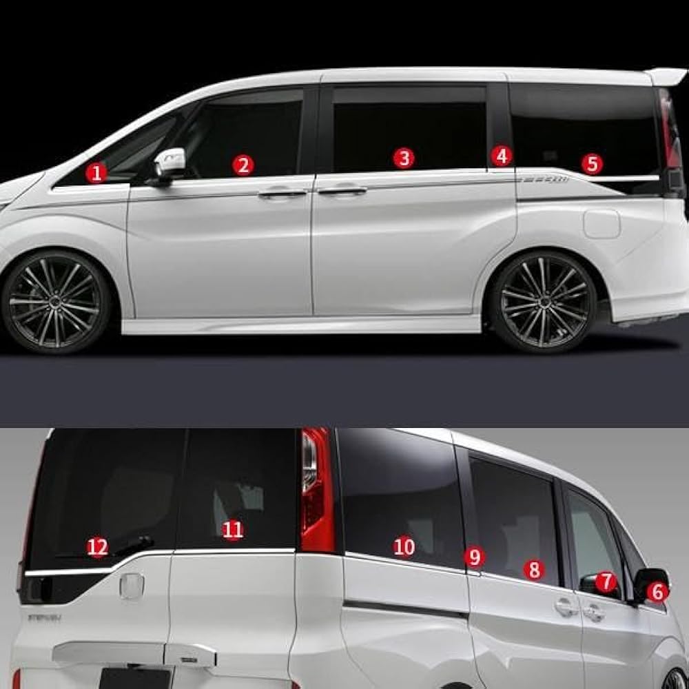 BREED Step Wagon Step Wagon Spudder, RP Type, Stainless Steel Weather Strip, Molle, Window Frame, Trim