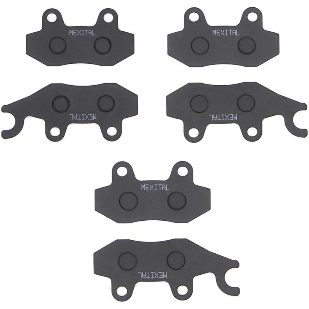 MEXITAL 1 set Motor Bike Brake Pad Front and Rear XTZ 750 Super Tenere (1989-1995)