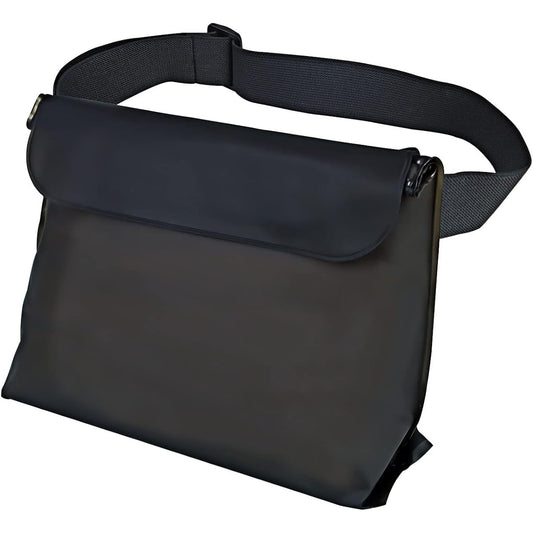 Mercs-X Waterproof Bag, Waterproof Pouch, IPX Waterproof Certification, PVC Material, Adjustable, with Belt, Waterproof Waist Bag, Beach, Pool, Bike, Outdoor, Rainy Days, Running Bag, Black