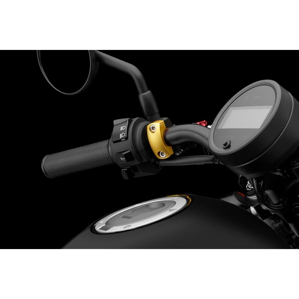 BIKERS Master Cylinder Clamp Rebel 250 Rebel 500 Aluminum Left and Right Set Matte Light Gold BK-H0436-LGD