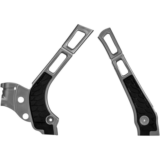 Acerbis X-GRIP Frame Guard Silver/Black Yamaha YZ250X 2016-2018