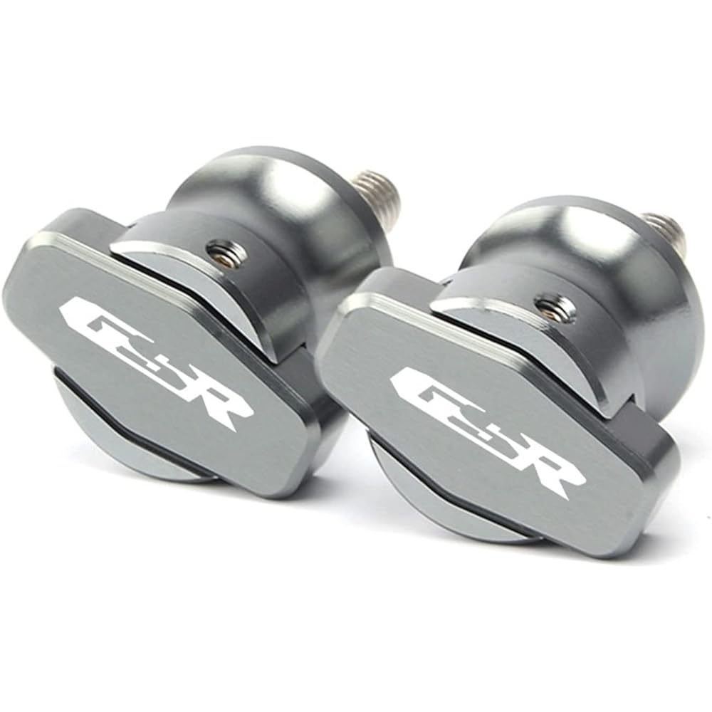 DOOREX Motorcycle Aluminum Accessories Swing Arm Spool Slider Stand Screw Fit Suzuki GSR 750 600 400 GSR400 GSR600 GSR750 8mm Swing Arm Slider Spool (Size: Titanium)