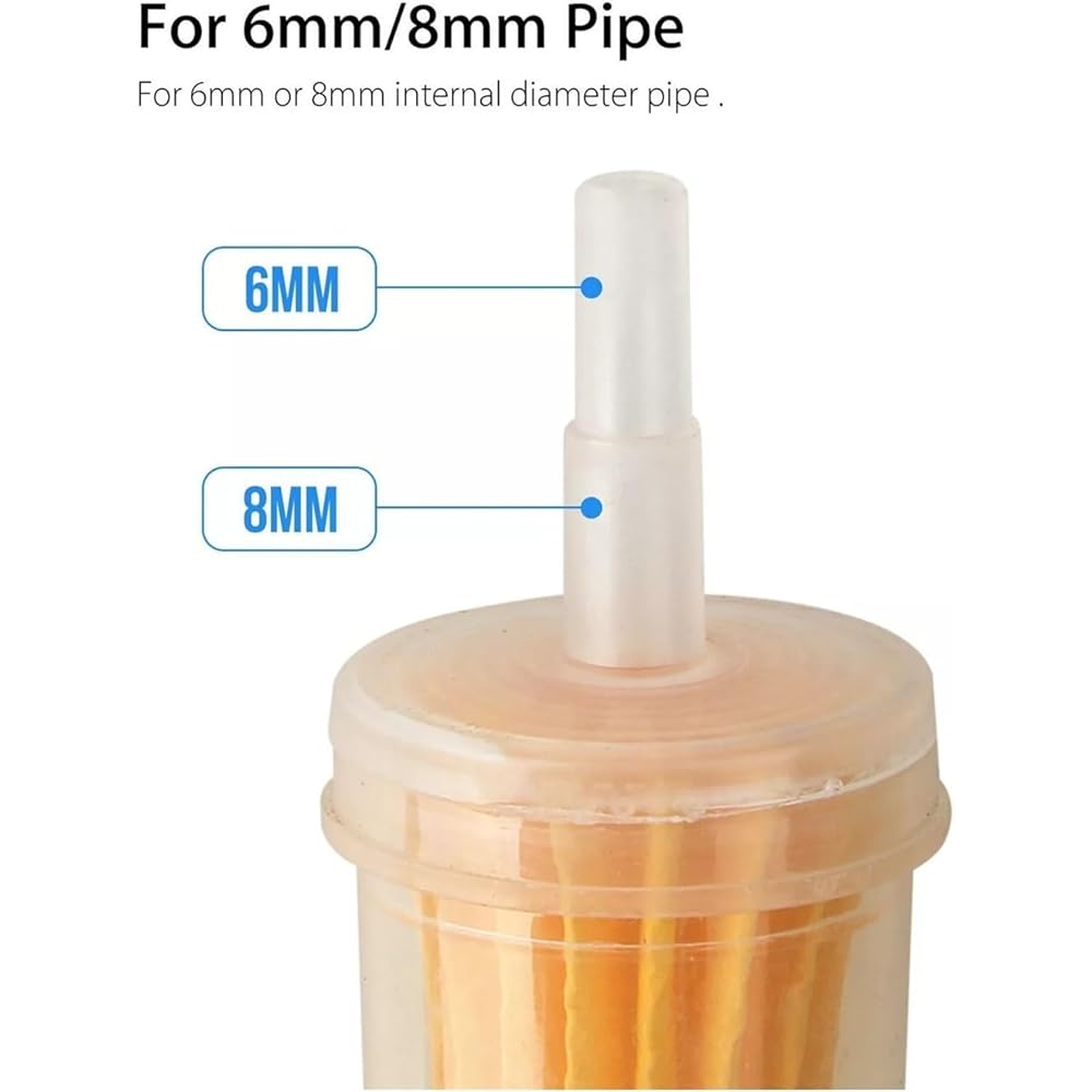 Motorcycle bleacher filter Oil Filter Universal Inline gas/fuel filter