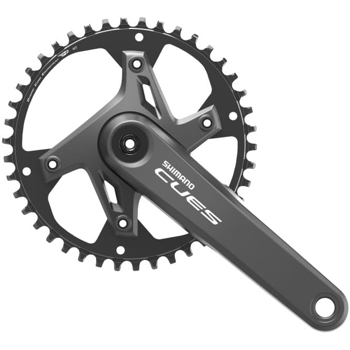 SHIMANO CUES Front Chainwheel FC-U6000-1 Without Chain Guard Crank Length/170mm 42T 9/10/11S EFCU60001CXB2X