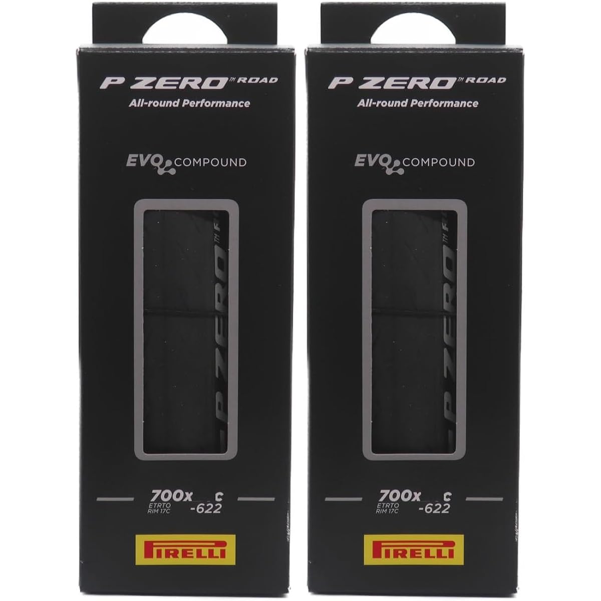 Set of 2 PIRELLI P ZERO ROAD Clincher Tire P Zero Road WO 700C [Parallel Import]