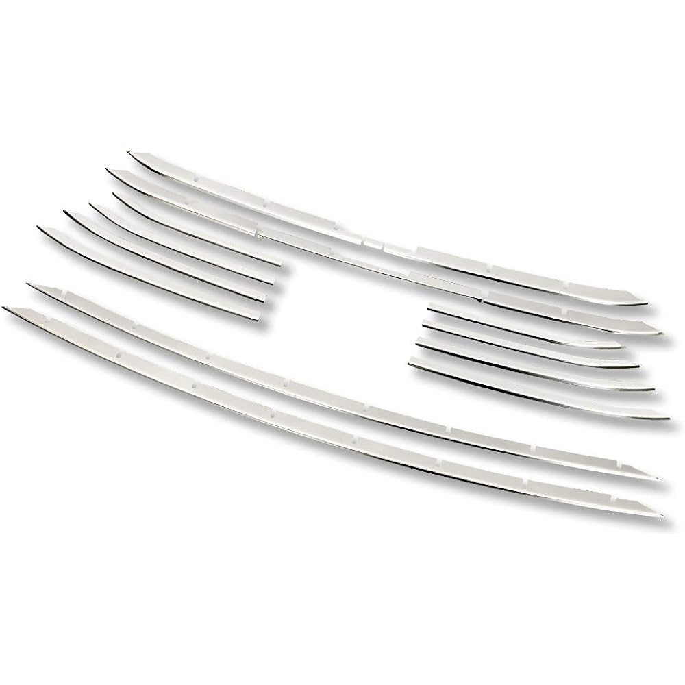 YOURS: Grill garnish set for 80 series Harrier 14PCS+2PCS [Material: Stainless steel] HARRIER
