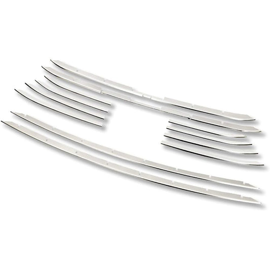 YOURS: Grill garnish set for 80 series Harrier 14PCS+2PCS [Material: Stainless steel] HARRIER
