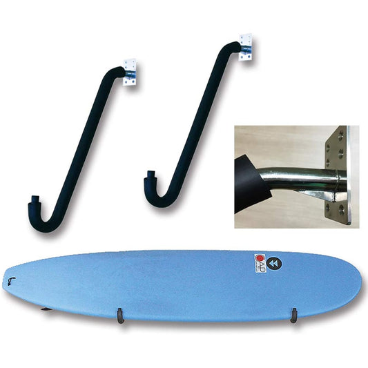 CAP Wall Mounted Board Rack J Longboard Surfboard Rack Wall Mounted Board Rack