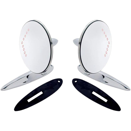 United Pacific Industries 110746 Outdoor Mirror Bundle with LED Turn Signals for 1955-57 Chevrolet Passenger Cars, 1 Pack