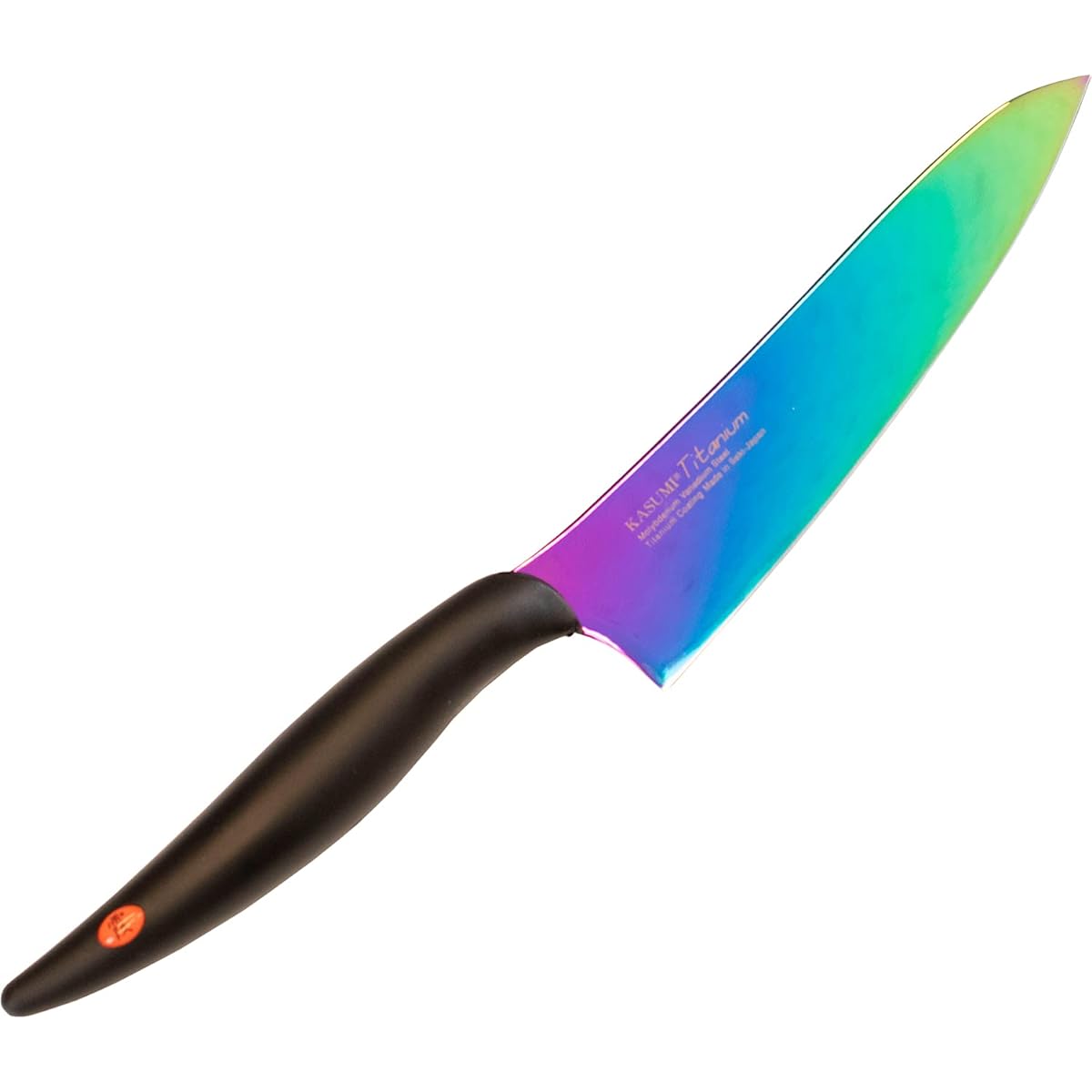 SUMIKAMA Kasumi Knife, Titanium Coating, Small Knife, Made in Japan, 13cm, Small Fish Grated, Rust-resistant, Sharpness, Color Opal, Made in Seki City, KASUMI 22013/RA