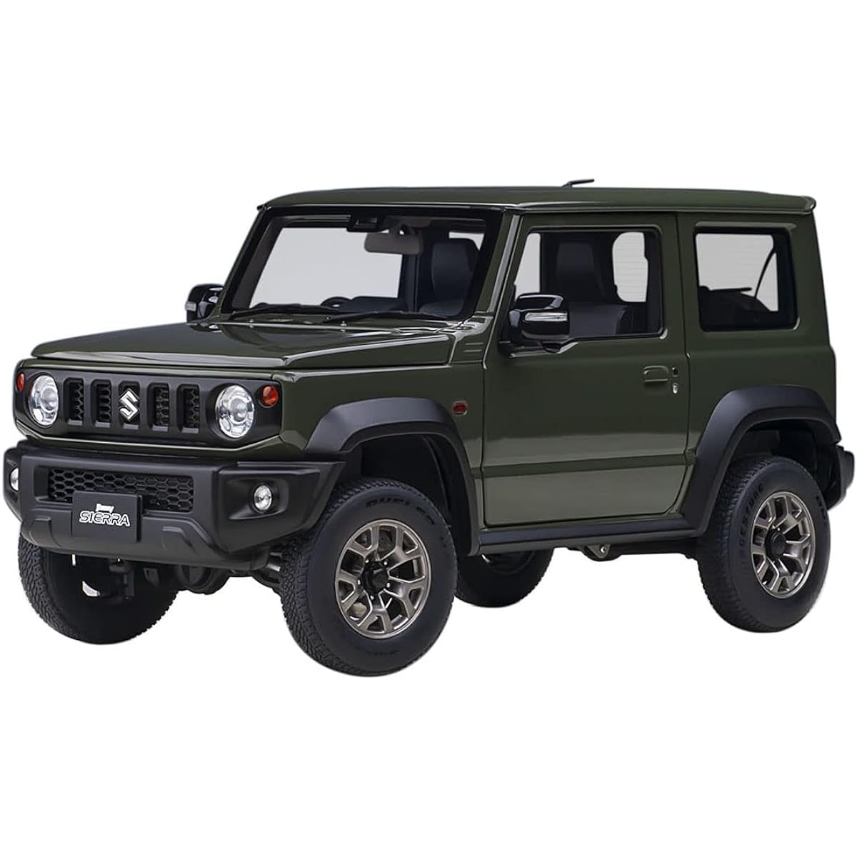 AUTOart 1/18 Suzuki Jimny Sierra (JB74) Moss Green Finished Product 78509