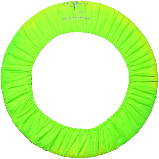 [Angelicate] Rhythmic Gymnastics Hoop Cover Made of Nylon, Lightweight, Simple, For Storage and Carrying (Yellow)