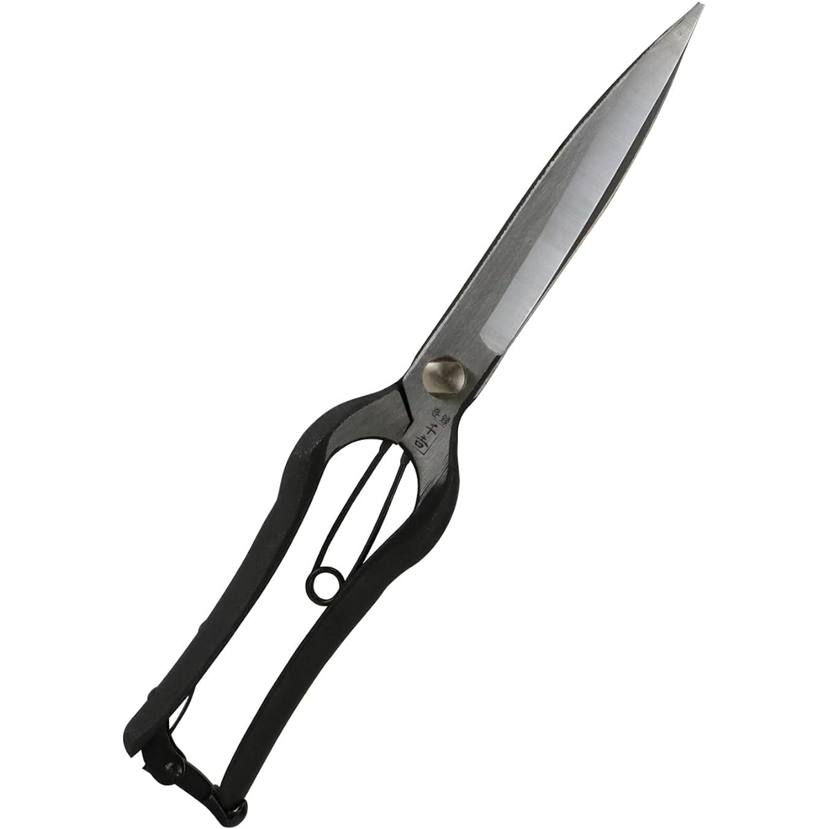 Senkichi Gold leaf trimming shears, no guard, raw wood cutting capacity 3-8mm, total length 270mm