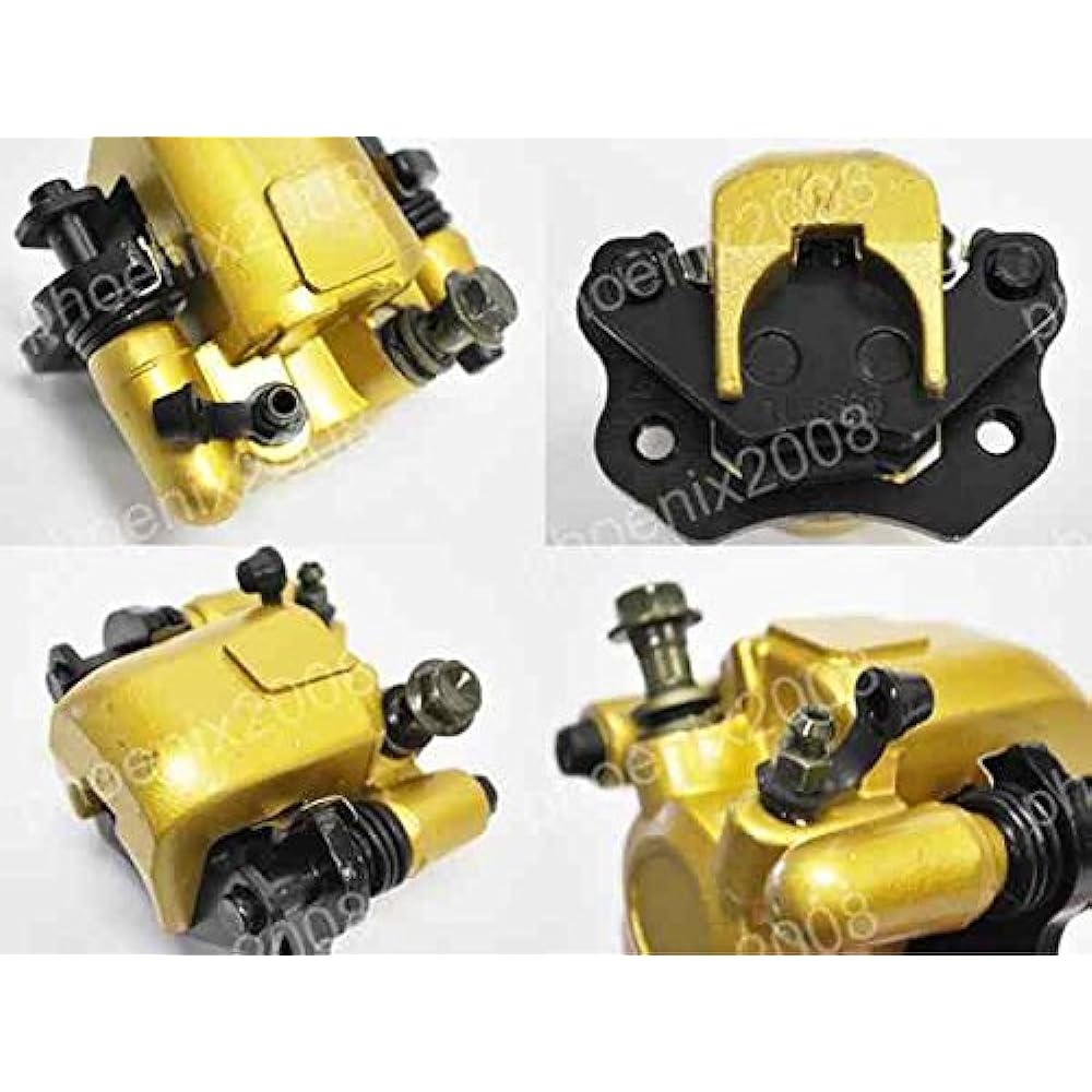Set of 2 Gold Left and Right Calipers for W Brake ATV