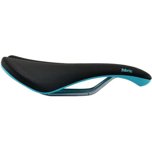 Fabric Scoop Elite Gel Radius MTB Road Bike Comfort Saddle, Black x Blue, VL1952