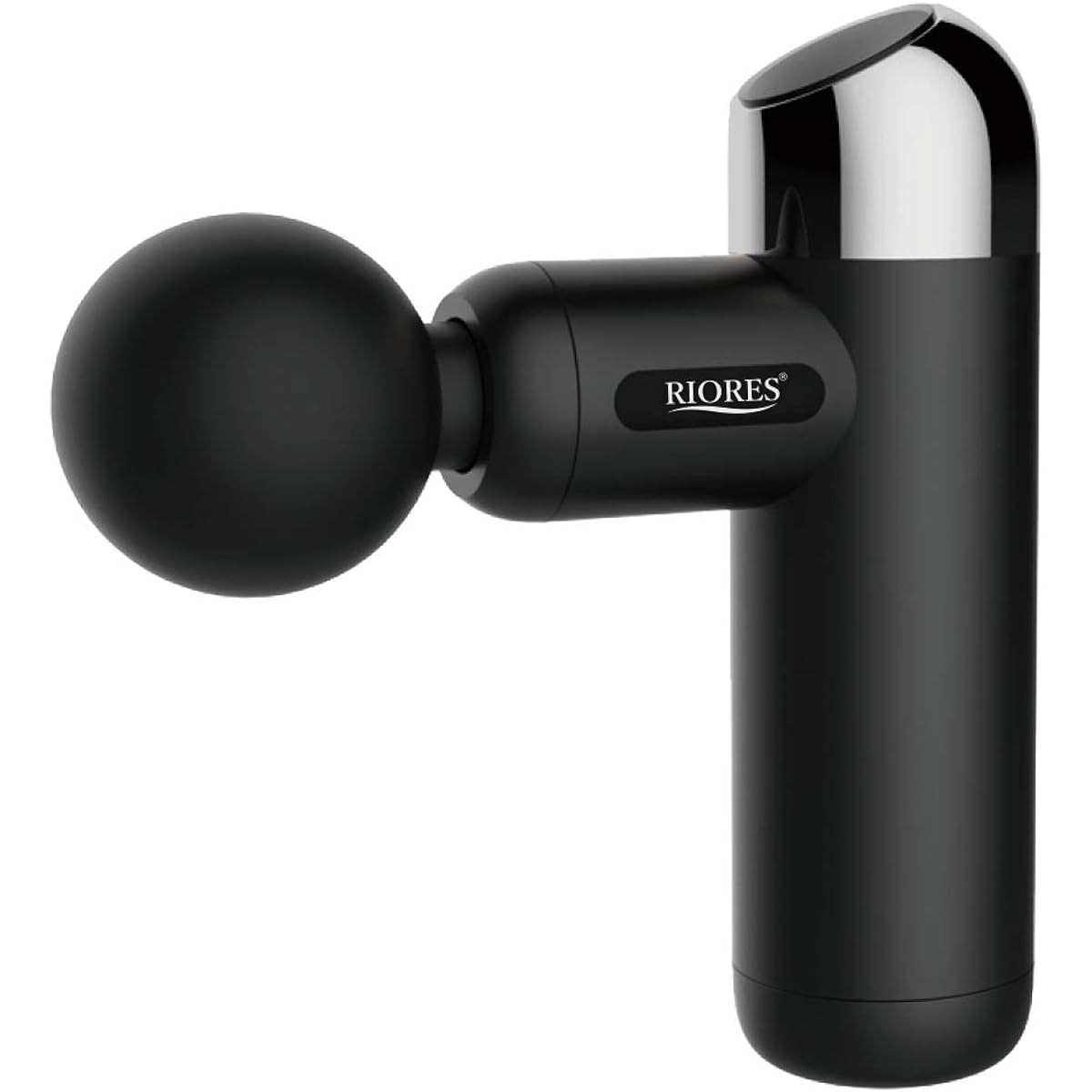 RIORES Dr.SHOT Solid Whole Body Care Lightweight 516g Ultra Small Compact Powerful Vibrations Up to 2900 times/1 minute Pocket Size Rechargeable Portable Doctor Shot Solid Present Gift Home Nesting (Black)