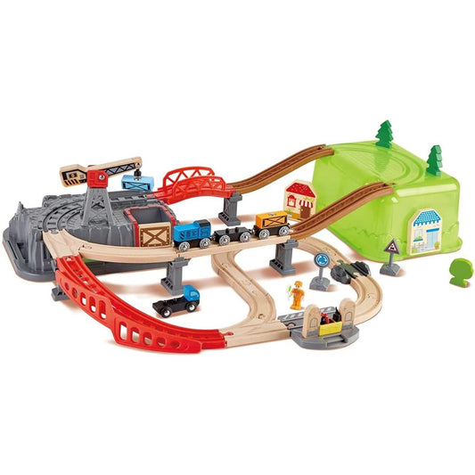 Hape Tidying up box rail set E3764
