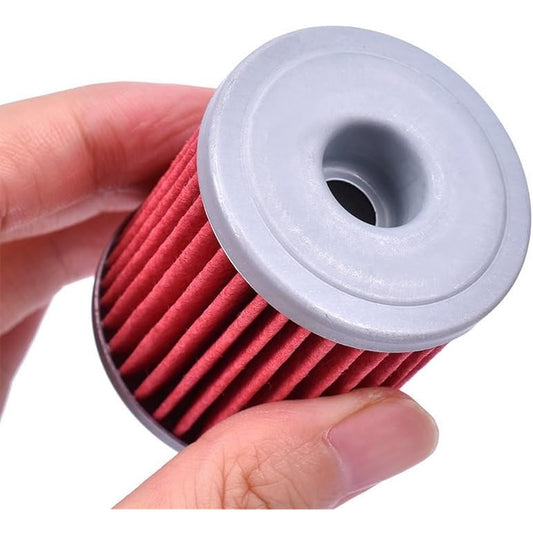 1/4/6pcs Oil Filter S/UZU-KI FL125 UK110 SDW Address RM-Z250 RMZ 250 RMX450 RMX450Z RM-Z450 RMZ450 RMX RMZ 250 450 2004-2018 (Color : 6pcs Red)