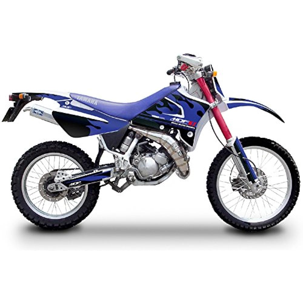 MDF Graphic Kit Shroud Set Fire Road Model Blue DT200WR (All Years) MDTWR2-B-BU-SH
