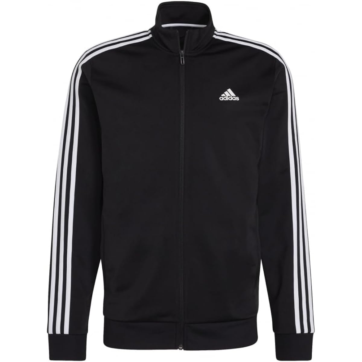 Adidas Jersey Top Prime Green Essentials Warm Up 3 Stripes Track Jacket OO127 Men's
