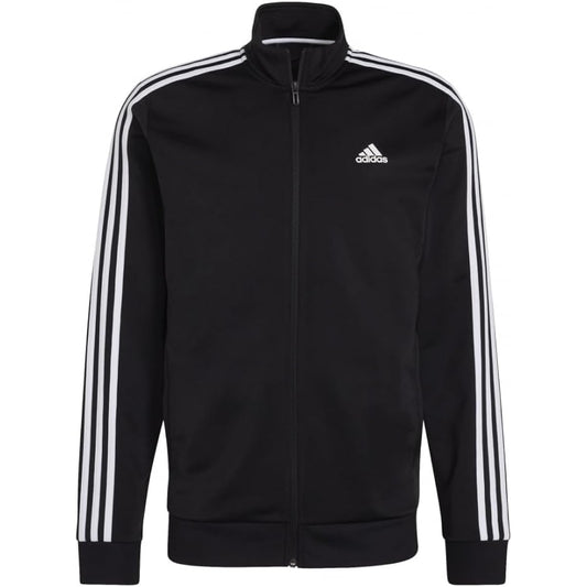 Adidas Jersey Top Prime Green Essentials Warm Up 3 Stripes Track Jacket OO127 Men's