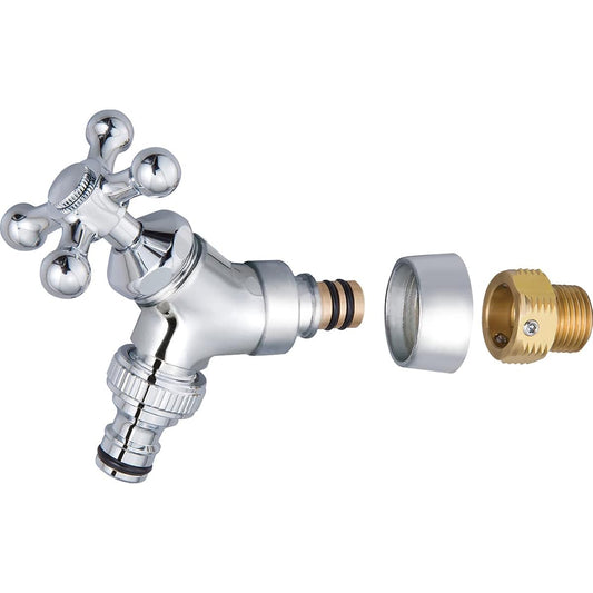 UNISON Easy Faucet Hose Adapter Set Silver 603902510