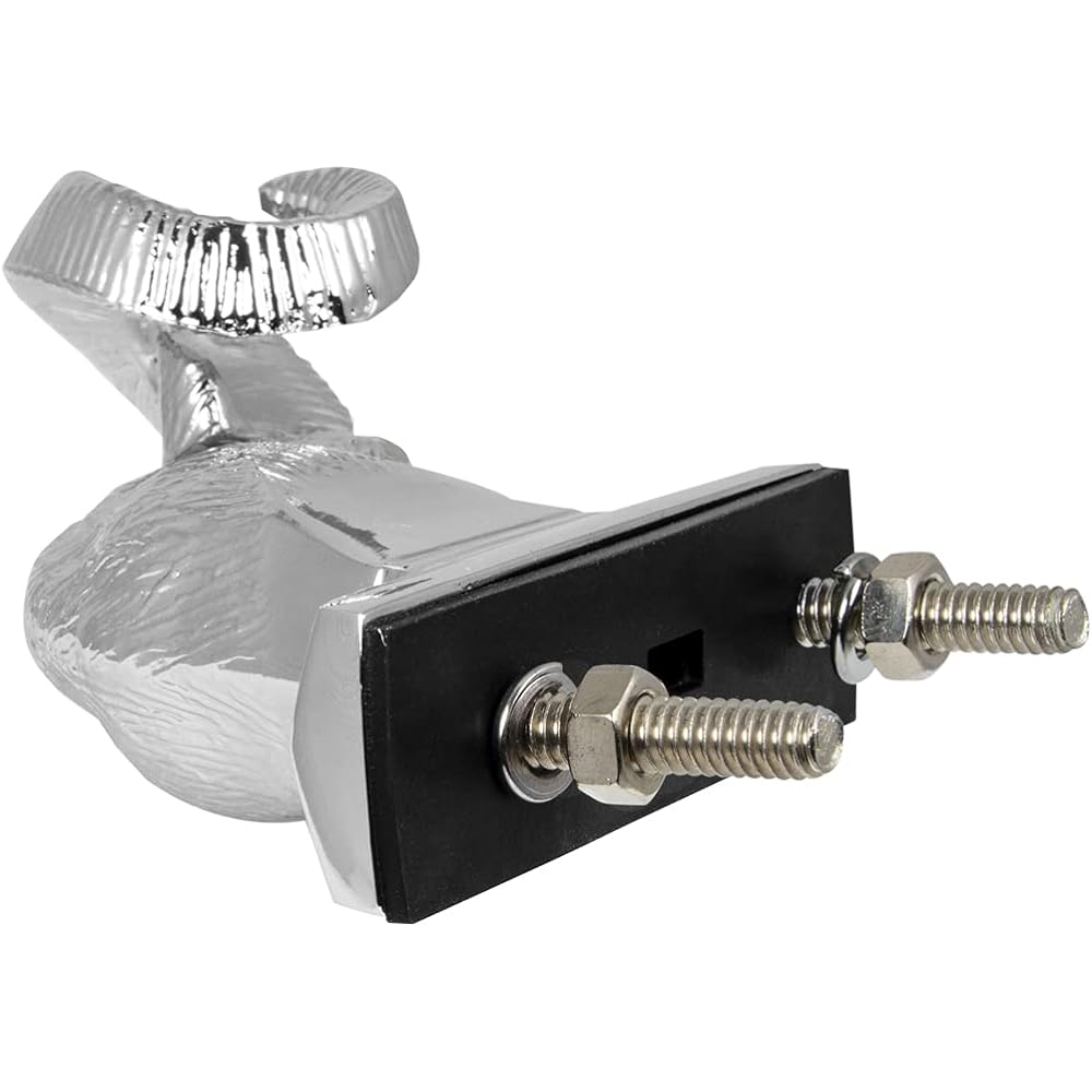 Grand General 48052 Chrome RAM'S HEAD Food Ornament